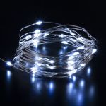 Светодиодная гирлянда нить "Роса" белый 5м IP20 400-007 белый
