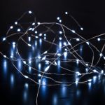 Светодиодная гирлянда нить "Роса" белый 5м IP20 400-007 белый