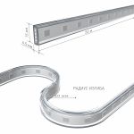 Светодиодная лента 220 В 11 Вт/м 60 Led/м 5050 IP65, RGB, 50 м Лента светодиодная 220V 11W 60Led 5050 IP65 мульти, 50 м