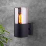 Уличный настенный светильник Roil чёрный IP54 35125/U