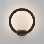 Уличный настенный светодиодный светильник Ring IP54 1710 TECHNO LED черный