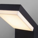 Уличный настенный светодиодный светильник Sensor IP54 с датчиком движения 1541 TECHNO LED черный