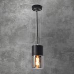 Уличный подвесной светильник Roil чёрный IP54 35125/H