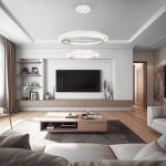 Умный подвесной светильник 90241/2 белый/ серебро Smart