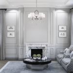 Умный потолочный светильник с хрусталем 10127/5 хром/прозрачный хрусталь Strotskis Smart (10093/5)