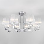 Умный потолочный светильник 60125/8 хром Smart