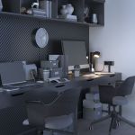 Розетка тройная с заземлением и шторками Gallant черный/хром W5073135