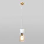 Подвесной светильник со стеклянным плафоном 50118/1 латунь