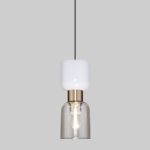 Подвесной светильник со стеклянным плафоном 50118/1 латунь