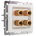 Акустическая розетка (Hammer белый) W1285001