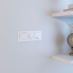 Клавиша для выключателя перекрестного (Hammer белый) W1219001