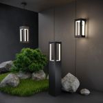 Ландшафтный светодиодный светильник Frame LED IP54 1529 TECHNO LED черный