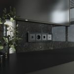 Накладка для розетки HDMI (Hammar черный) W1296008