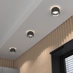 Накладной точечный светодиодный светильник 1069 GX53 GR Графит