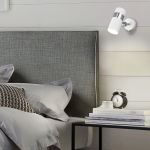 Настенный светильник с поворотным плафоном 20096/1 белый/ хром