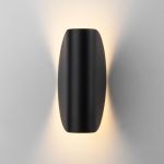 Настенный светодиодный светильник Taco чёрный IP54 1632 TECHNO LED