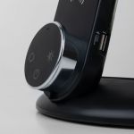 Светодиодная настольная лампа с беспроводной зарядкой 80428/1 черный