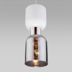 Подвесной светильник со стеклянным плафоном 50118/1 никель