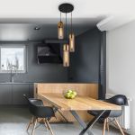 Подвесной светильник со стеклянными плафонами 50180/3 янтарный