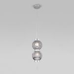 Подвесной светильник со стеклянными плафонами 50186/2 хром