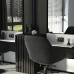 Рамка из поликарбоната для двойной розетки Hammer черный W0082408