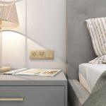 Рамка из металла на 3 поста Аluminium шампань алюминий W0031711