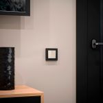 Рамка из поликарбоната на 1 пост Hammer черный W0012408