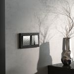 Рамка из поликарбоната на 2 поста Hammer черный W0022408