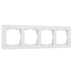 Рамка из поликарбоната на 4 поста Hammer белый W0042401