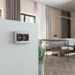 Розетка двойная с заземлением (Hammar черный) W1272008