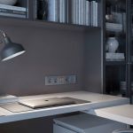 Розетка с заземлением (Hammaer серебряный) W1271006