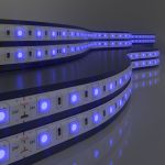 Светодиодная лента 24 В 14,4 Вт/м 60 Led/м 5050 IP20, синий, 5 м Лента светодиодная 24V 14,4W 60Led 5050 IP20 синий, 5м