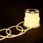 Светодиодный гибкий неон 220 В 9.6 Вт/м 144 Led/м 2835 IP67, круглый дневной белый 4200 K, 50 м Гибкий неон 220V 9,6W 144Led 2835 IP67 круглый дневной белый, 50 м