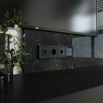 ТВ-розетка оконечная (Hammar черный) W1283008