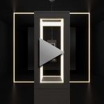 Уличный настенный светодиодный светильник Frame LED IP54 1527 TECHNO LED черный