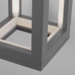 Уличный настенный светодиодный светильник Frame LED IP54 1527 TECHNO LED серый