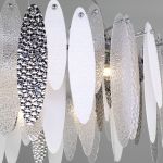 Умная подвесная люстра с фактурным стеклом 324/10