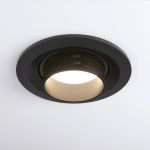 Встраиваемый светодиодный светильник с регулировкой угла освещения 9920 LED 15W 4200K черный