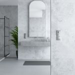 Выключатель двухклавишный проходной (Hammaer серебряный) W1222006