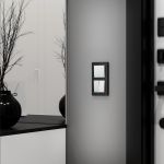 Выключатель одноклавишный с подсветкой (Hammer белый) W1210101