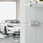 Выключатель одноклавишный влагозащищенный Gallant серебряный W5010206