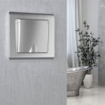 Рамка из поликарбоната на 1 пост Stream серебряный W0012106