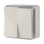 Выключатель двухклавишный Gallant слоновая кость W5020003