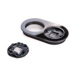 Рамка из стекла на 2 поста черный W0025108