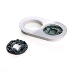 Рамка из стекла на 2 поста белый W0025101