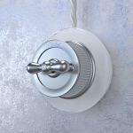 Рамка из стекла на 1 пост белый W0015101