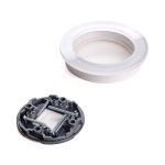 Рамка из стекла на 1 пост белый W0015101