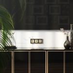 Накладка  для розетки USB (шампань рифленый) W1179510