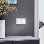 Рамка из стекла на 2 поста Favorit белый матовый W0021105