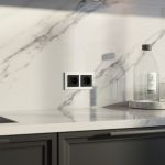 Рамка из стекла на 2 поста Favorit белый матовый W0021105